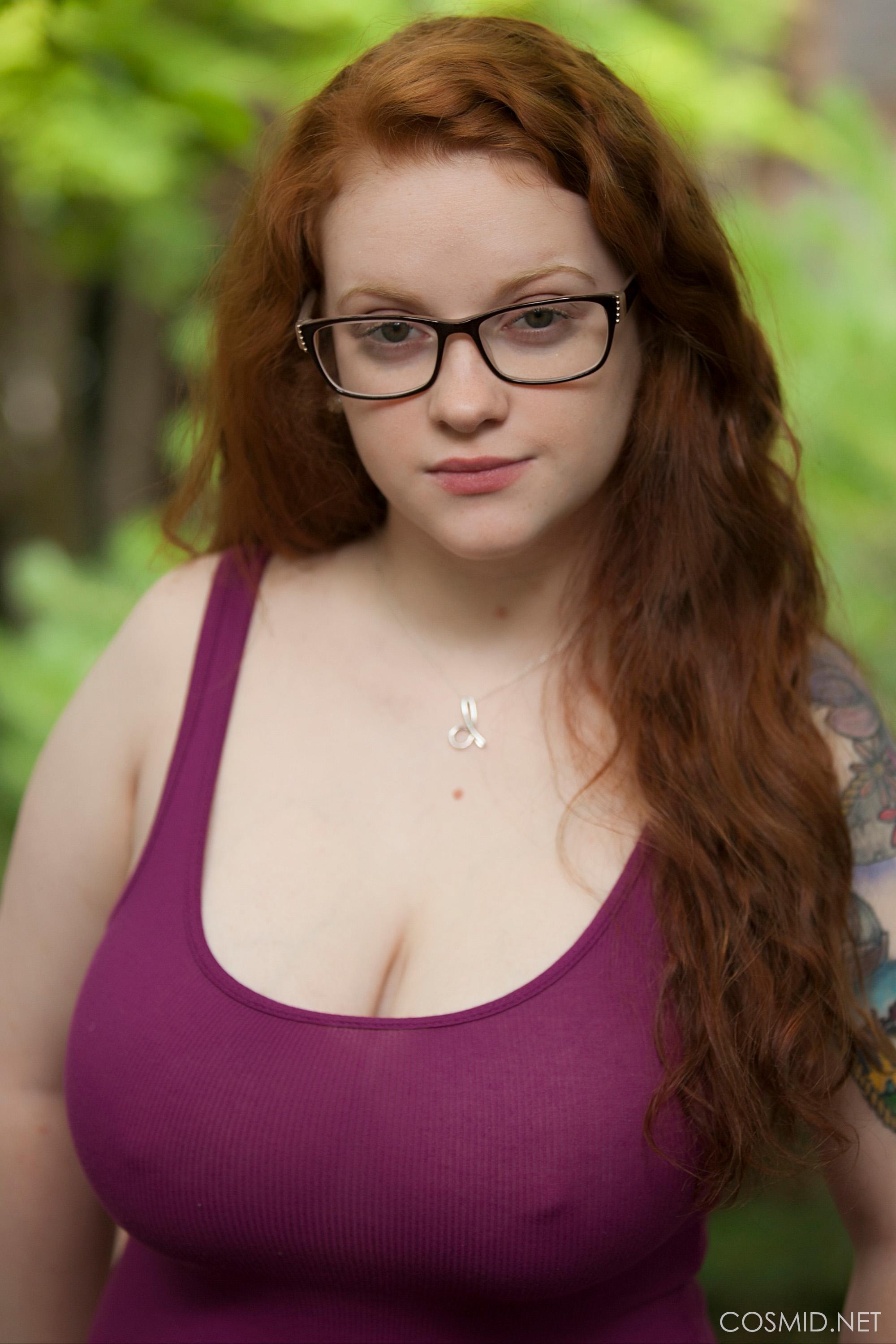 Short Haired Red Head Glasses